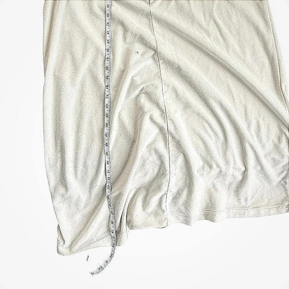 Vintage Rainbow Fashions Cream Velour Zip Caftan Robe Rainbow Trim‎ OS